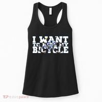 Cycling I Want To Ride My Bicycle Women's Tank Top thumb 0