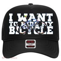 Cycling I Want To Ride My Bicycle Hat thumb 0