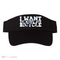 Cycling I Want To Ride My Bicycle Visor thumb 0