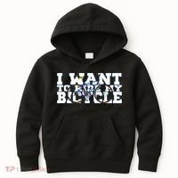 Cycling I Want To Ride My Bicycle Kids Hoodie thumb 0