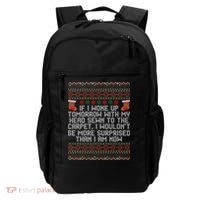 Christmas I Woke up Tomorrow With My Head Sewn to the Carpet Backpack thumb 0