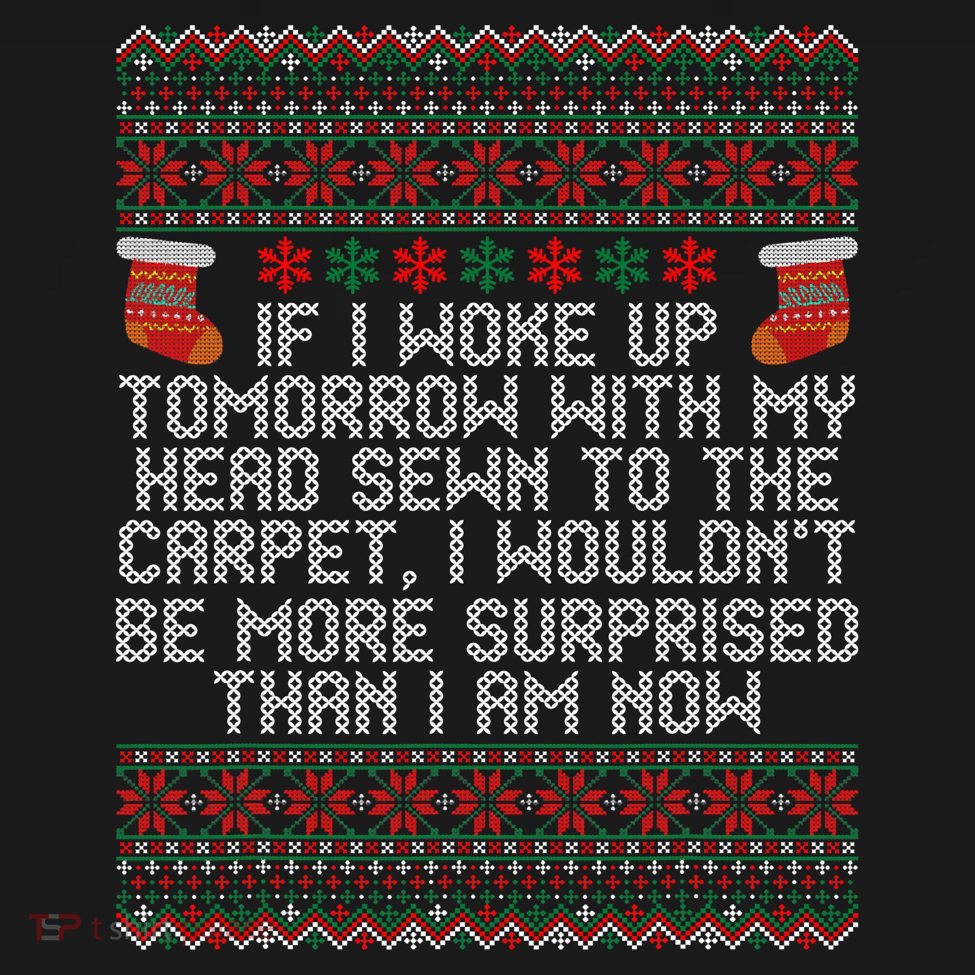 Christmas I Woke up Tomorrow With My Head Sewn to the Carpet Baby Bodysuit
