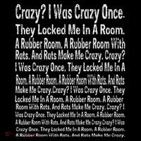 Crazy I Was Crazy Once Meme Ornament thumb 1