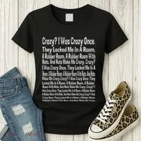 Crazy I Was Crazy Once Meme Women's T-Shirt thumb 3