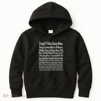 Crazy I Was Crazy Once Meme Kids Hoodie thumb 0
