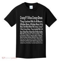 Crazy I Was Crazy Once Meme Kids T-Shirt thumb 0