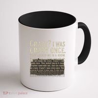 Crazy? I Was Crazy Once Coffee Mug thumb 1