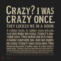 Crazy? I Was Crazy Once Beanie thumb 2