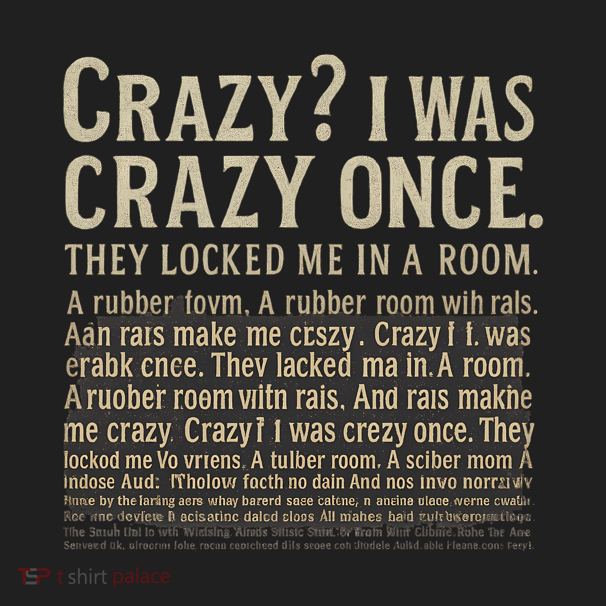 Crazy? I Was Crazy Once Beanie