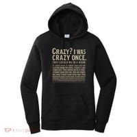 Crazy? I Was Crazy Once Women's Hoodie thumb 0