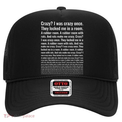 Crazy I Was Crazy Once Funny Trending Meme Hat