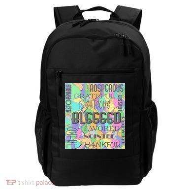 Christian Inspirational Word Collage Backpack