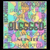 Christian Inspirational Word Collage Coaster thumb 2