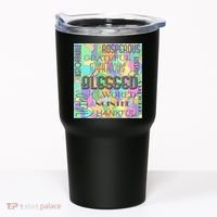 Christian Inspirational Word Collage Tumbler thumb 0
