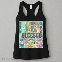 Christian Inspirational Word Collage Women's Tank Top thumb 3