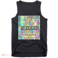 Christian Inspirational Word Collage Tank Top thumb 0