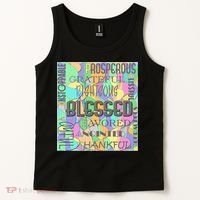 Christian Inspirational Word Collage Tank Top thumb 2