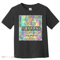 Christian Inspirational Word Collage Toddler T-Shirt thumb 0