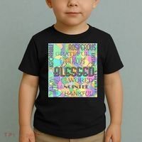 Christian Inspirational Word Collage Toddler T-Shirt thumb 2