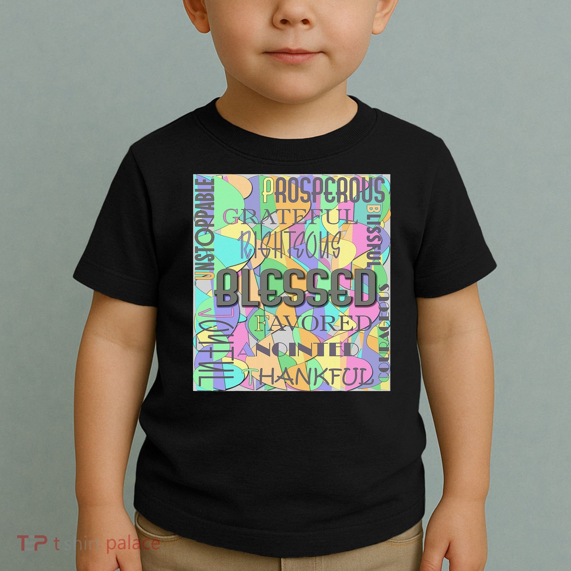 Christian Inspirational Word Collage Toddler T-Shirt