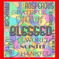 Christian Inspirational Word Collage Santa Hat thumb 1