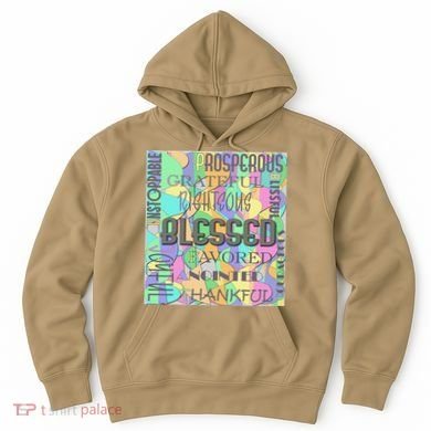 Christian Inspirational Word Collage Hoodie