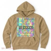 Christian Inspirational Word Collage Hoodie thumb 0