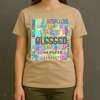 Christian Inspirational Word Collage T-Shirt thumb 4