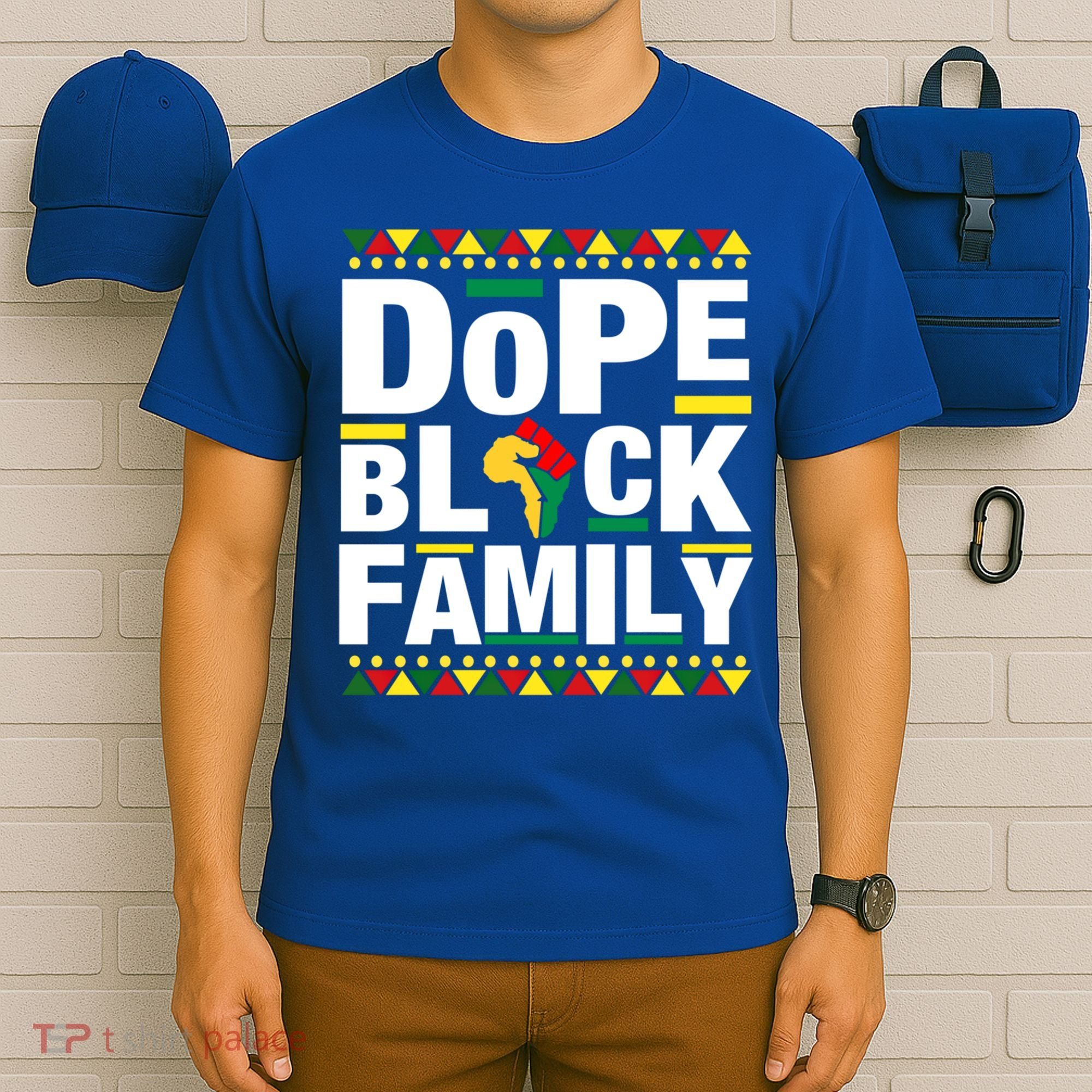 Celebrate Juneteenth 1865 Family Matching Dope Black Family Funny Gift T-Shirt