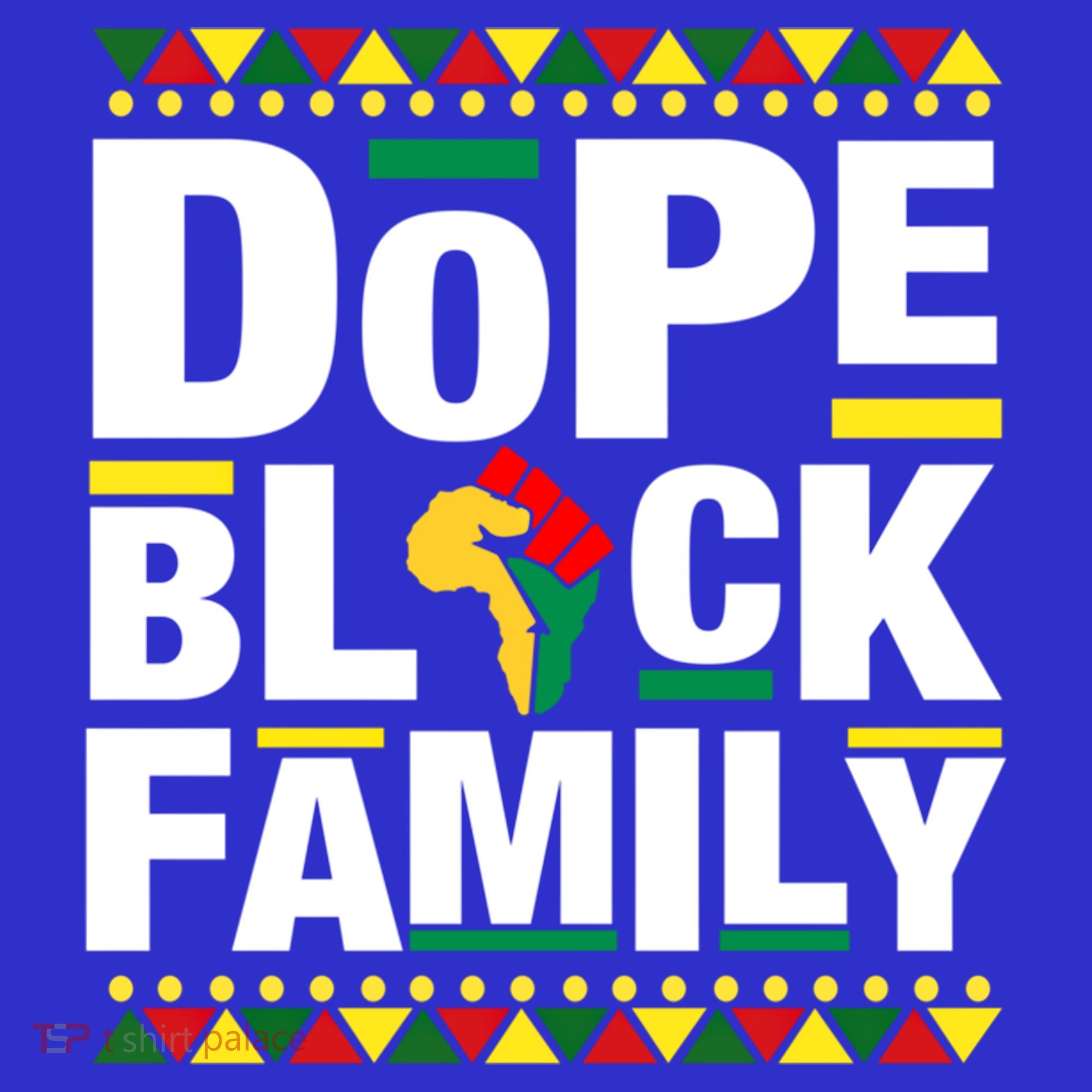 Celebrate Juneteenth 1865 Family Matching Dope Black Family Funny Gift T-Shirt
