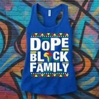 Celebrate Juneteenth 1865 Family Matching Dope Black Family Funny Gift Women's Tank Top thumb 3