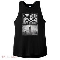 Concrete Jungle 1984 New York Ladies PosiCharge Tri-Blend Wicking Tank thumb 0