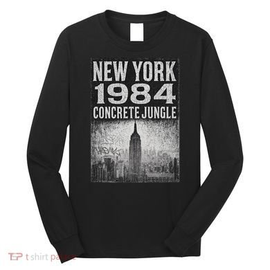 Concrete Jungle 1984 New York Long Sleeve Shirt