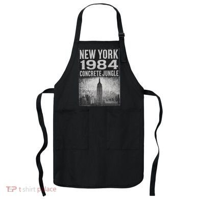 Concrete Jungle 1984 New York Apron