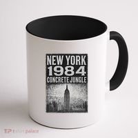 Concrete Jungle 1984 New York Coffee Mug thumb 1