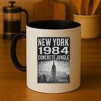 Concrete Jungle 1984 New York Coffee Mug thumb 4
