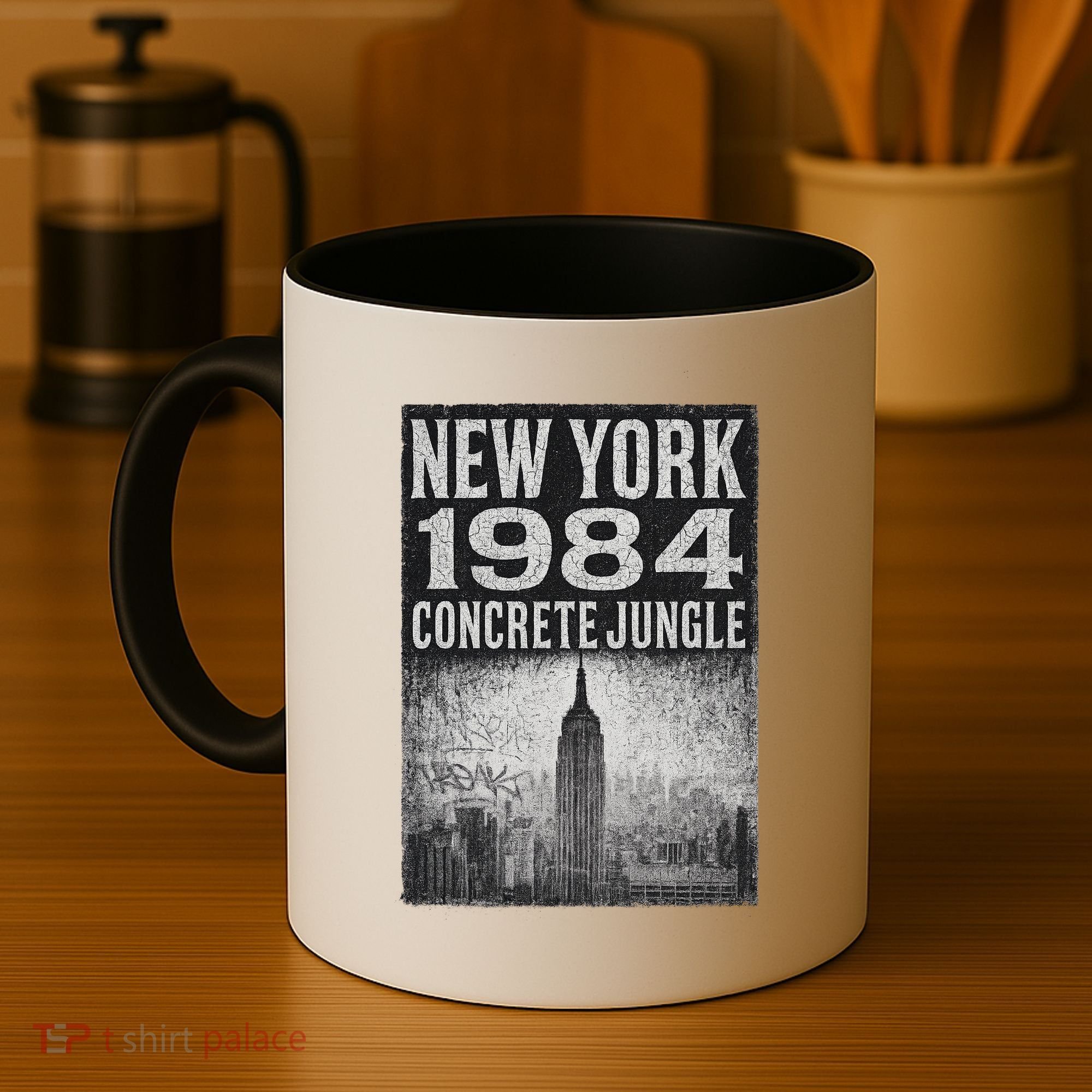 Concrete Jungle 1984 New York Coffee Mug