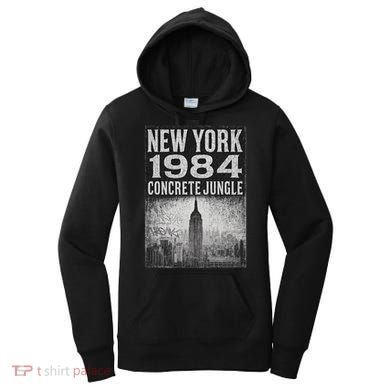 Concrete Jungle 1984 New York Women's Hoodie