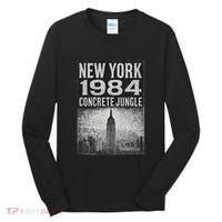 Concrete Jungle 1984 New York Tall Long Sleeve Shirt thumb 0