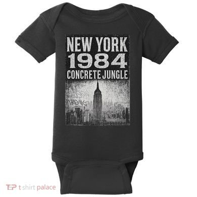 Concrete Jungle 1984 New York Baby Bodysuit
