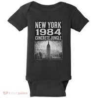 Concrete Jungle 1984 New York Baby Bodysuit thumb 0