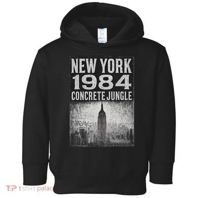 Concrete Jungle 1984 New York Toddler Hoodie