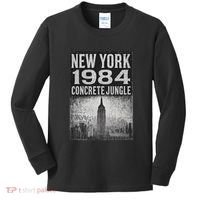 Concrete Jungle 1984 New York Kids Long Sleeve Shirt thumb 0