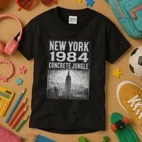 Concrete Jungle 1984 New York Kids T-Shirt thumb 3