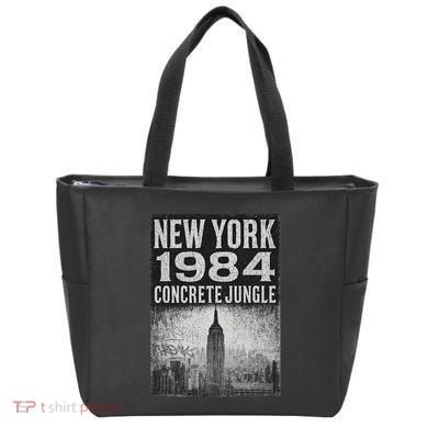 Concrete Jungle 1984 New York Tote Bag