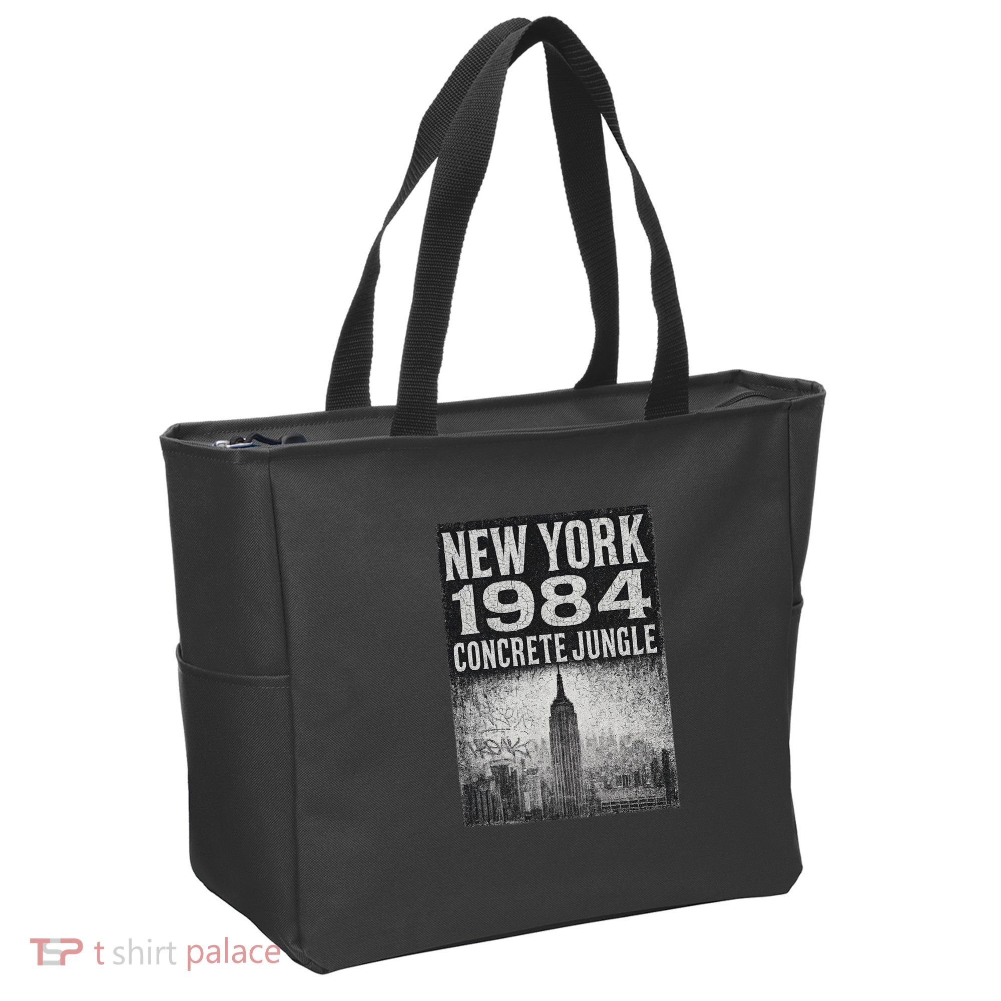 Concrete Jungle 1984 New York Tote Bag