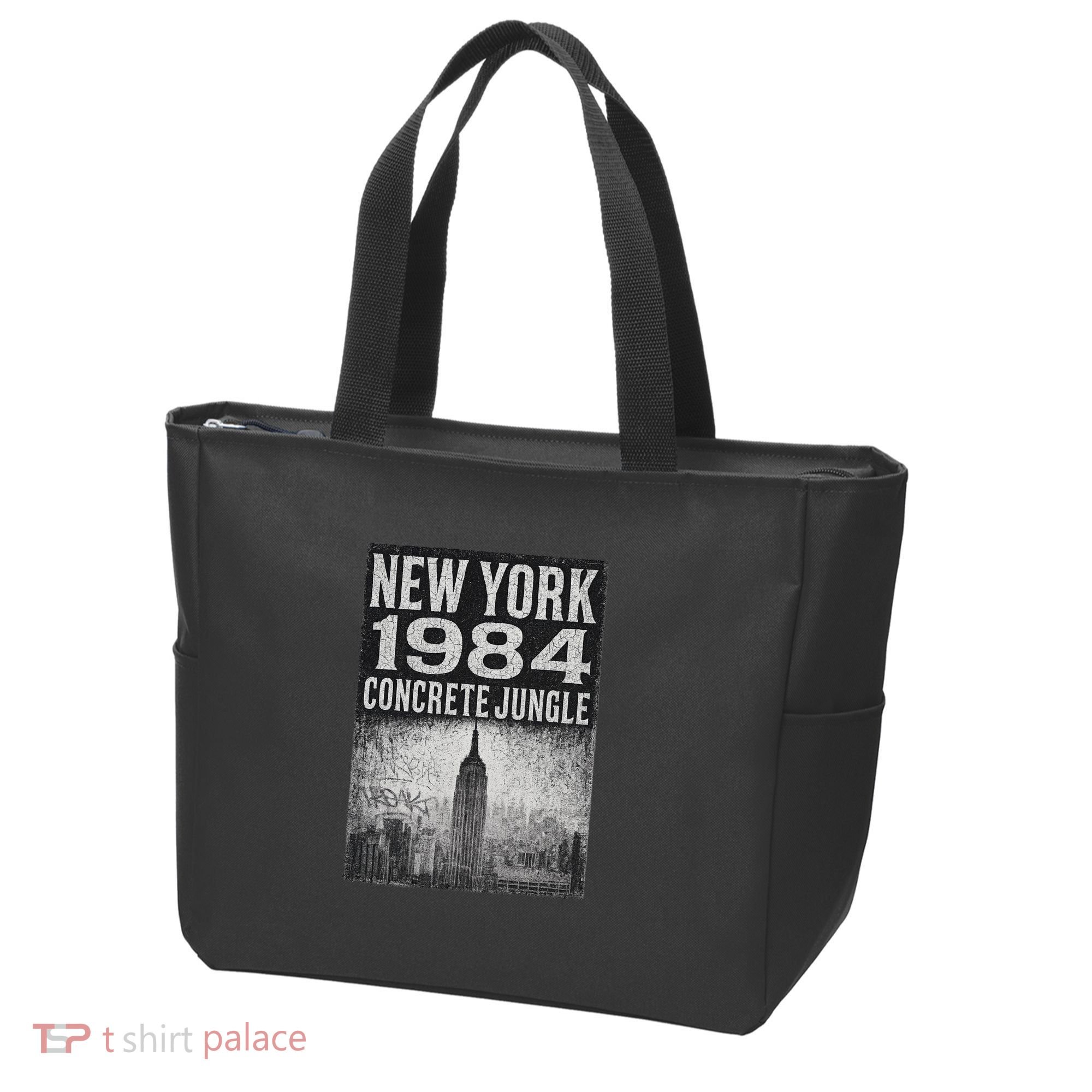 Concrete Jungle 1984 New York Tote Bag