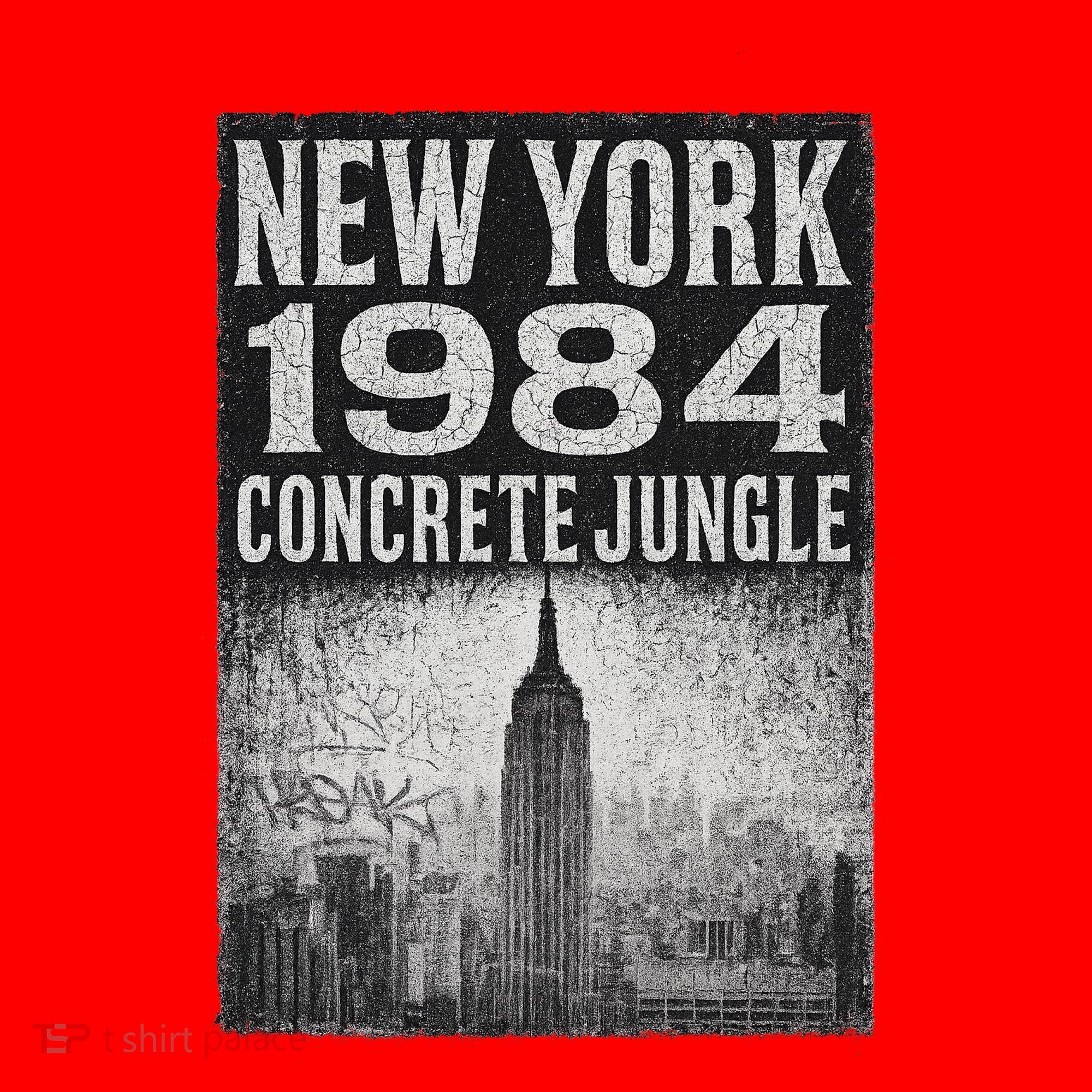 Concrete Jungle 1984 New York Santa Hat