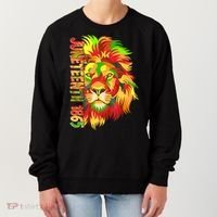 Cool Juneteenth 1865 Lion Head Face Women's Sweatshirt thumb 0