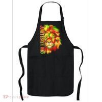 Cool Juneteenth 1865 Lion Head Face Apron thumb 0